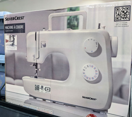 Arrivage machine  coudre Silvercrest chez Lidl
