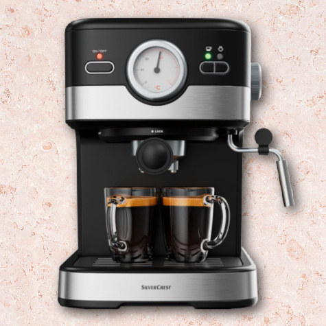 Machine à expresso Lidl SilverCrest 39,99€