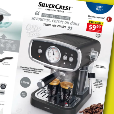 Machine  expresso style vintage de marque Silvercrest