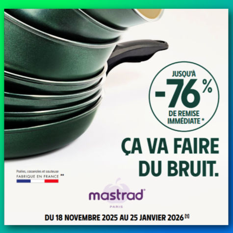 Collecteur vignettes plats Mastrad Intermarch 2025