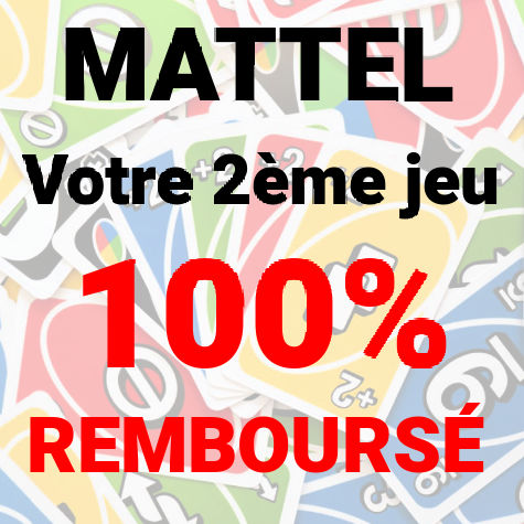 Offre de remboursement Mattel 2me jeu 100% rembours Nol 2022