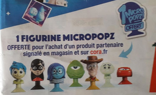 Figurines micropopz Pixar Cora  collectionner