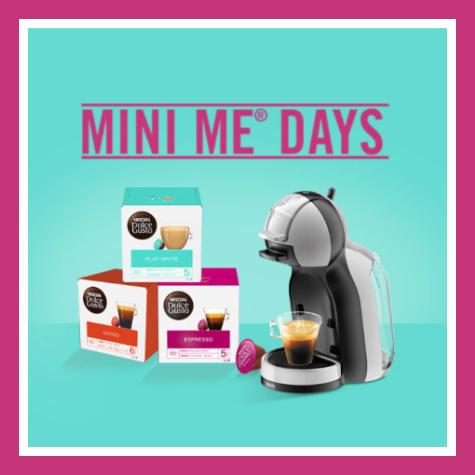 Mini Me Days machine Dolce Gusto et 12 boites de capsules