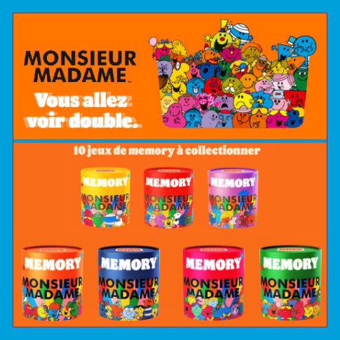Jouet du moment dans menu Burger King Junior : Memory Monsieur Madame