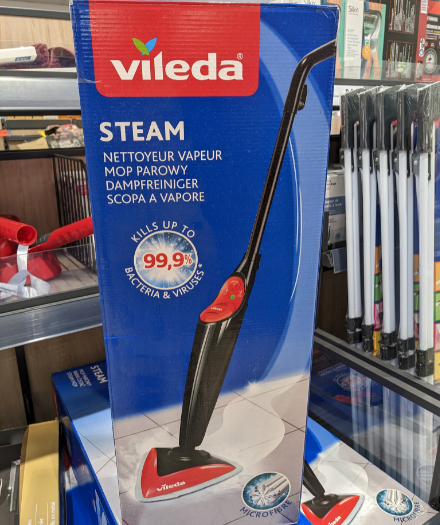 Visuel de l'emballage nettoyeur vapeur Vileda vu chez Lidl