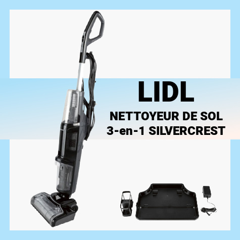 Lidl nettoyeur de sol 3-en-1 Silvercrest