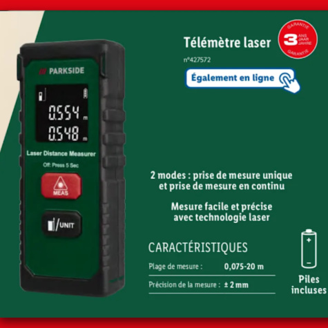 Metre Laser Lidlnull