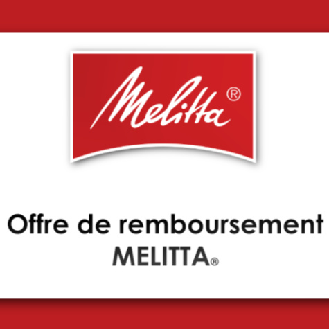 Offre de remboursement machine  caf Melitta Odrmelitta.offres-facility.fr