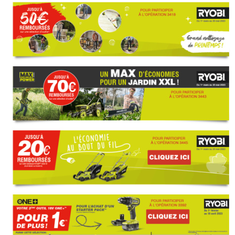 www.mon-bonus-ryobi.com offre de remboursement Ryobi 2023