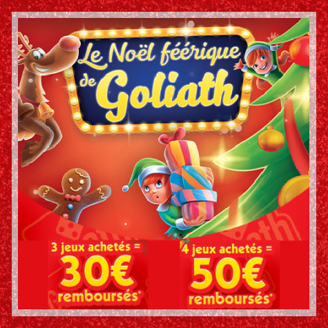 Offre de remboursement Jeux Goliath Nol 2022
