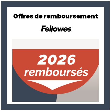www.fellowes-promotion.com Offre de remboursement et promos 2026