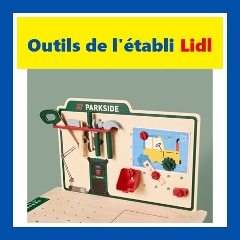 Outils de l'�tabli en bois Lidl Lupilu