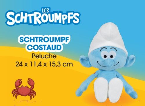 peluche schtroumpf costaud netto vignettes