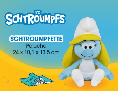 peluche schtroumpfette netto vignettes