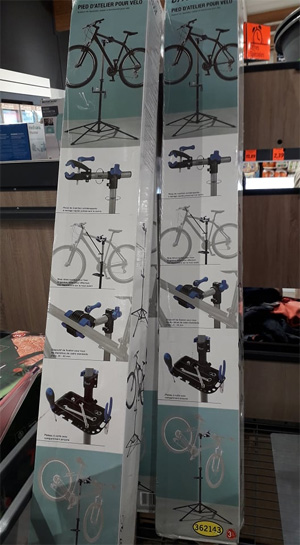 Pied d'atelier Velo Lidl (vu en magasin)