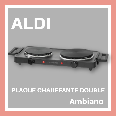 Plaque chauffante double ALDI Ambiano