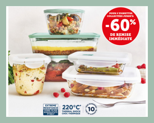 Plats Pyrex opration vignettes Magasins U 2023