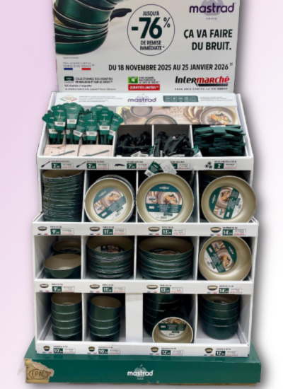 Prsentoir produits Mastrad Intermarch vignette 2025