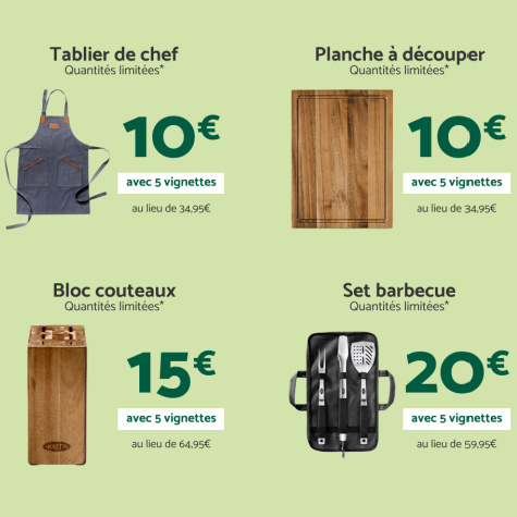 Produits complmentaires Boretti collecteur vignettes Netto