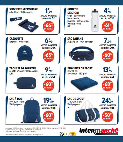 Liste des articles le Coq Sportif vignette Intermarch� 2026