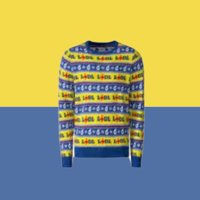 Pull moche de Nol Lidl (premier modle)