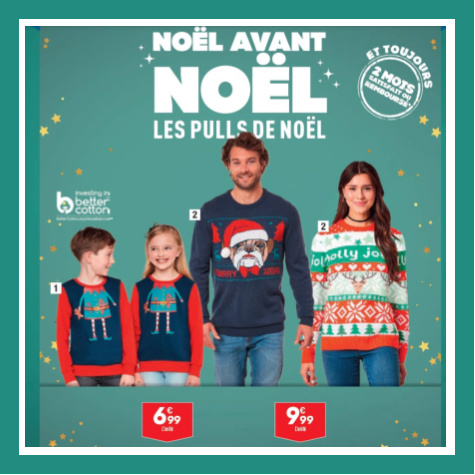 Pulls de Nol Aldi pour enfant ou adulte 2023