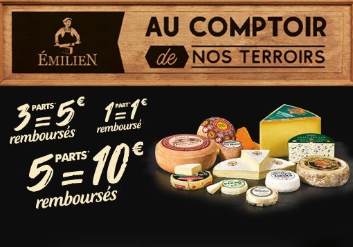 faites votre demande pour �tre rembours� sur vos fromages Emilien