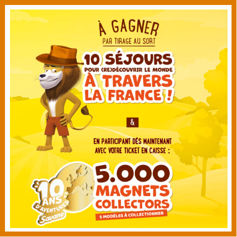 www.savane-10ansmagnets.fr jeu Brossard 10 ans d'aventure Savane