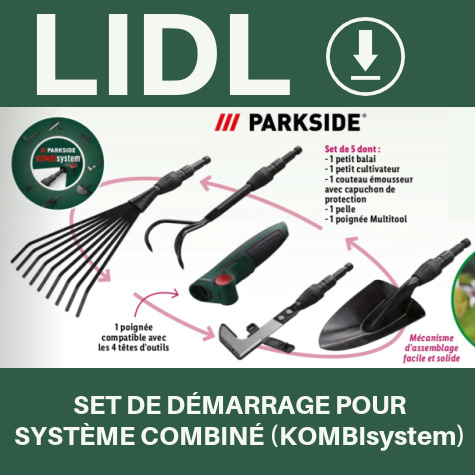 Set de dmarrage pour systme combin Lidl Parkside