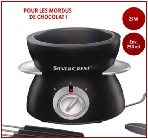 Appareil  fondue au chocolat lectrique Lidl