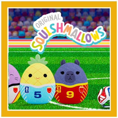 peluches squishmallows coupe du monde mc do