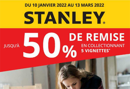 Cora vignettes Stanley 2022 perceuse et outils 50% de remise