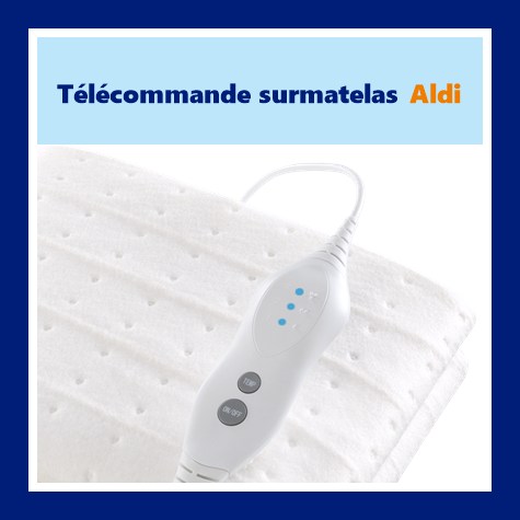 T�l�commande du surmatelas chauffant Aldi Ambiano