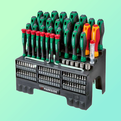 Set de tournevis et d'embouts Lidl Parkside