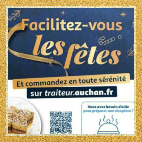 Traiteur.Auchan.fr - Quand commander pour Noël Nouvel An 2022
