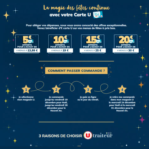 Utraiteur.com service Traiteur Magasins U menus de f�tes 2025