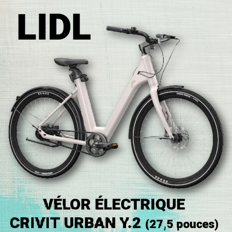 Vlo lectrique Urban Y2 Lidl Crivit pour femme