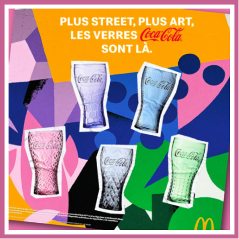 Mcdonalds : Verre Coca Cola juillet 2023 offert pour un menu Mcdo achet