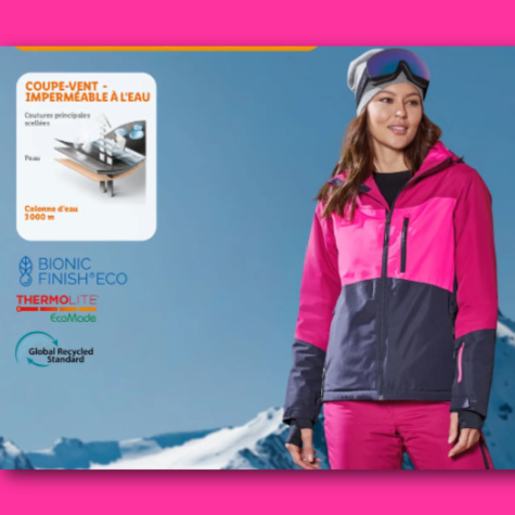 Lidl veste ski femme Crivit