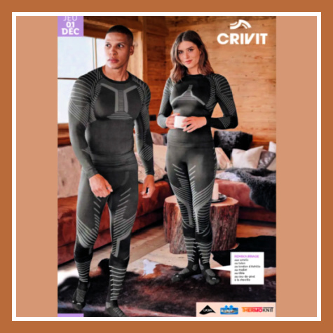 CRIVIT Sous-vêtement technique d'hiver femme