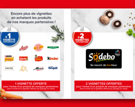 Marques partenaires vignettes Peugeot chez Carrefour