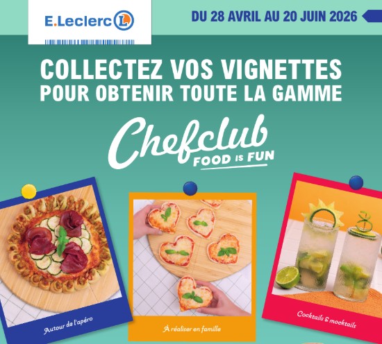 Leclerc vignettes Chef Club 