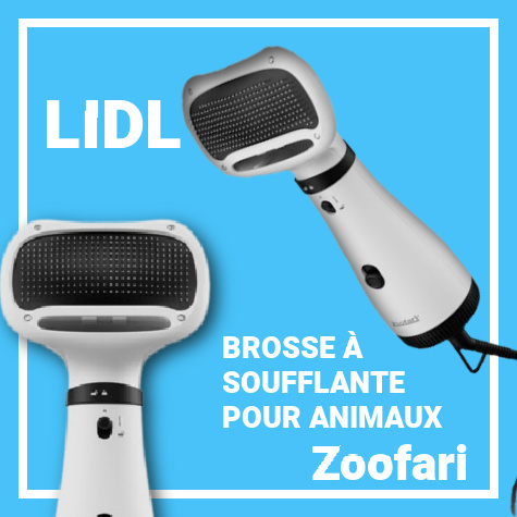 Brosse soufflante pour animaux Lidl Zoofari 