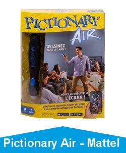 Pictionary Air, jeu de socit et de dessin dans les airs, avec rsultat  l\'cran, version franaise, GJG13