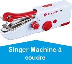 Singer Machine  coudre manuelle Blanc/rouge