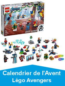 LEGO 76196 Marvel Le Calendrier de l'Avent des Avengers, Jouet Enfants 7 ans, avec Spider-Man et Iron Man, Cadeau Nol